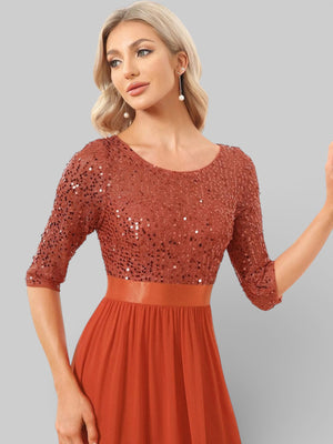 Vestido de Festa Plus Size Manga Longa Dallas - Aurea Dress