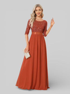 Vestido de Festa Plus Size Manga Longa Dallas - Aurea Dress
