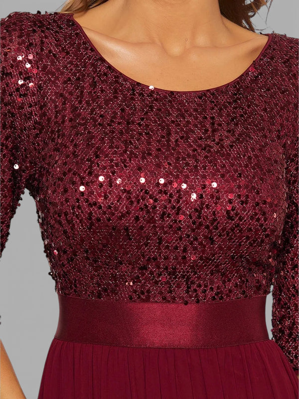 Vestido de Festa Plus Size Manga Longa Dallas - Aurea Dress