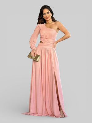 Vestido Longo de Festa com Faixa Vanucci - Aurea Dress