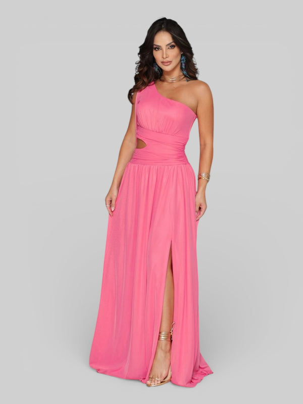 Vestido Longo de Festa com Faixa Vanucci - Aurea Dress