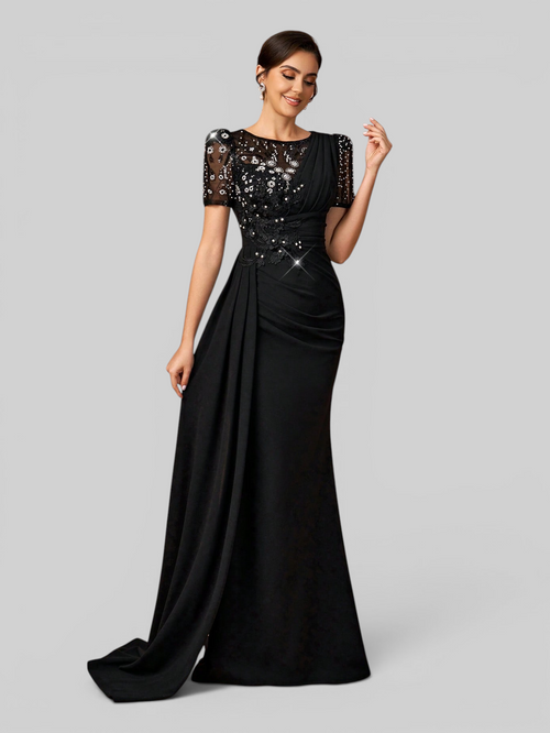 Vestido de Festa Longo Super Luxo Paetê Velvet