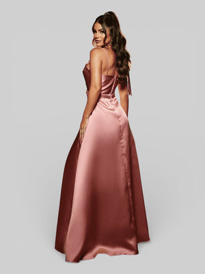 Vestido de Festa Longo com Laço Manchester - Aurea Dress