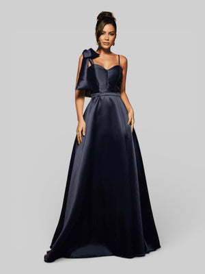 Vestido de Festa Longo com Laço Manchester - Aurea Dress