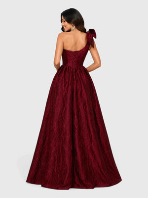 Vestido de Festa Longo Nula Manga Bordado Madrinha Dress