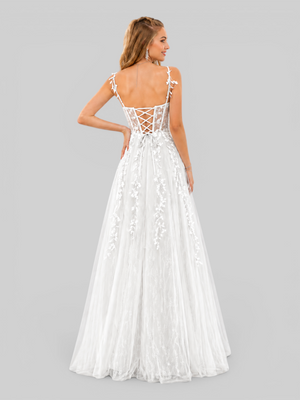 Vestido de Festa Longo Bordado com Fenda Debut