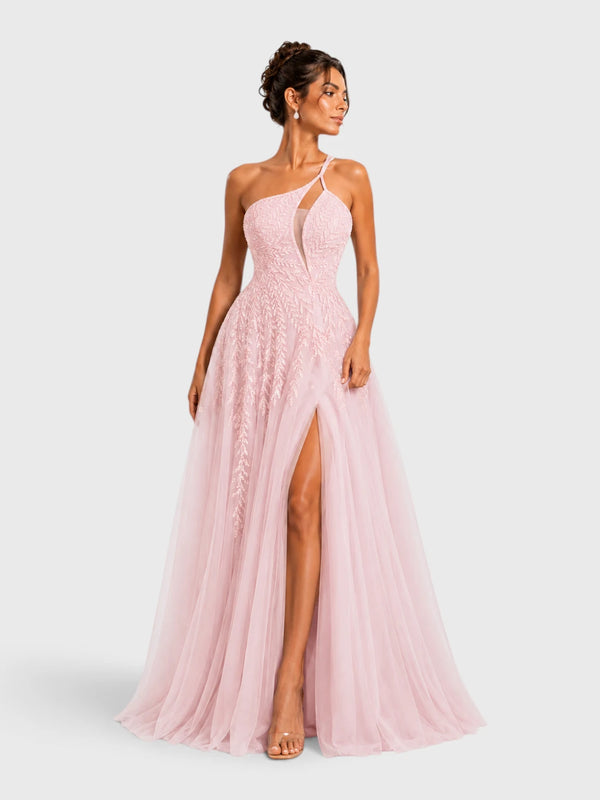 Vestido de Festa Super Luxo com Apliques Dubai
