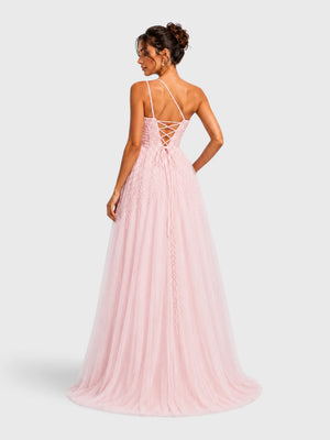 Vestido de Festa Super Luxo com Apliques Dubai