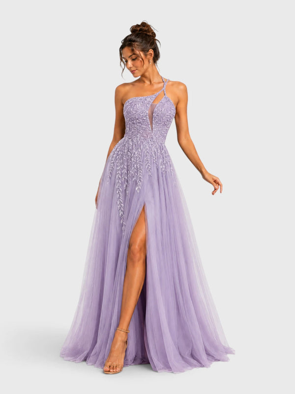 Vestido de Festa Super Luxo com Apliques Dubai