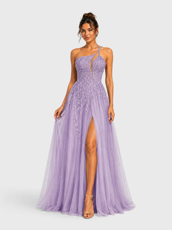 Vestido de Festa Super Luxo com Apliques Dubai