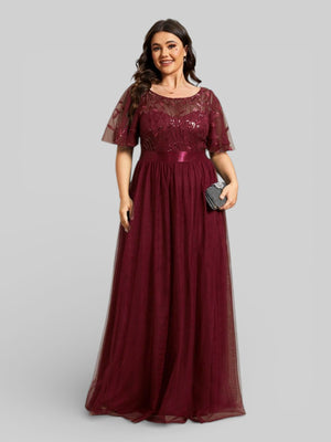 Vestido de Festa Longo Plus Size Village - Aurea Dress