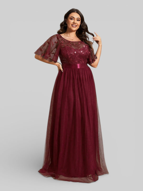 Vestido de Festa Longo Plus Size Village - Aurea Dress