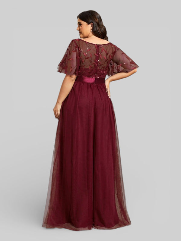 Vestido de Festa Longo Plus Size Village - Aurea Dress