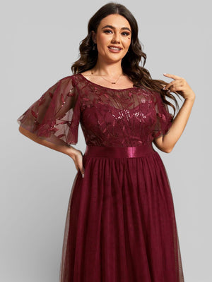 Vestido de Festa Longo Plus Size Village - Aurea Dress