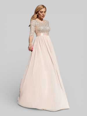 Vestido de Festa Plus Size Manga Longa Dallas - Aurea Dress