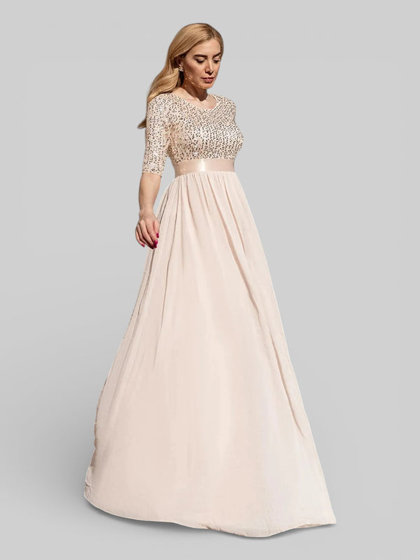 Vestido de Festa Plus Size Manga Longa Dallas - Aurea Dress